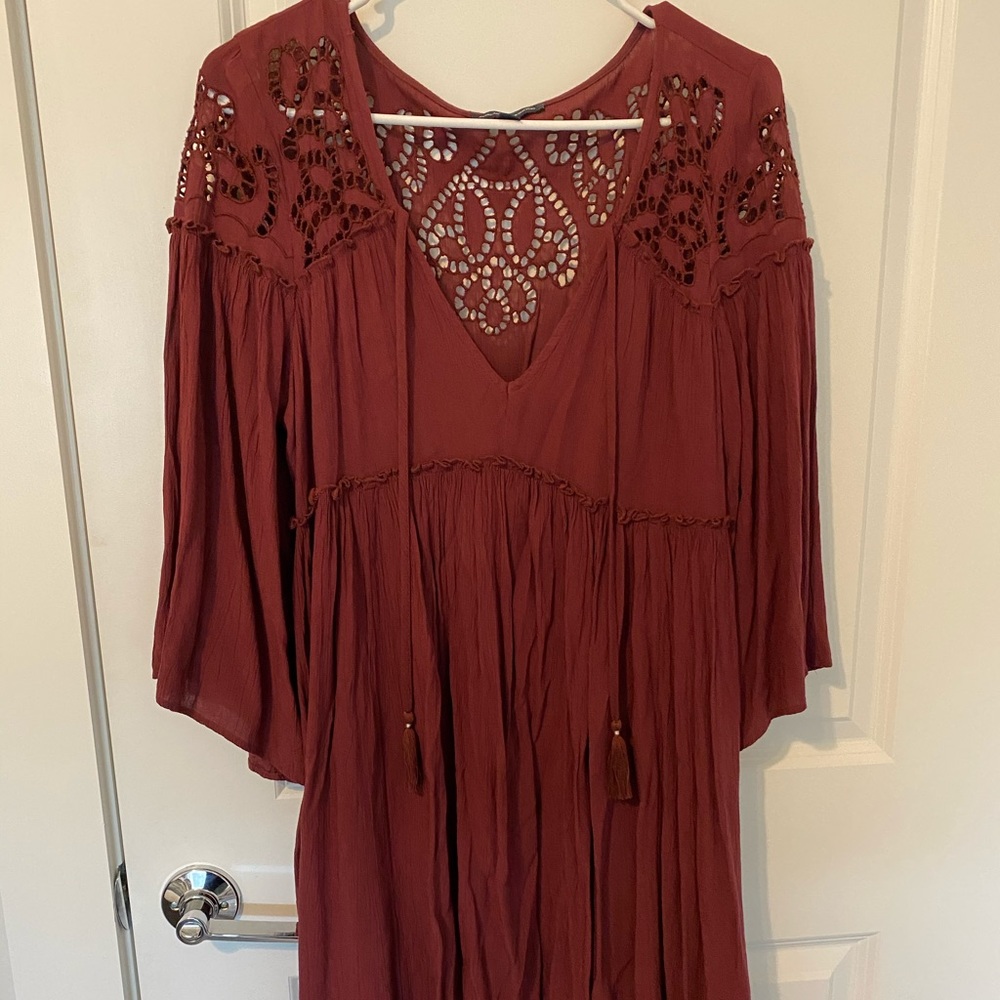 Burgundy Dress